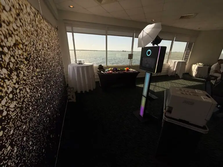 Home DJ interacting with guests during a private event in Tampa Bay