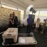 DJ interacting with guests during a private event in Tampa Bay