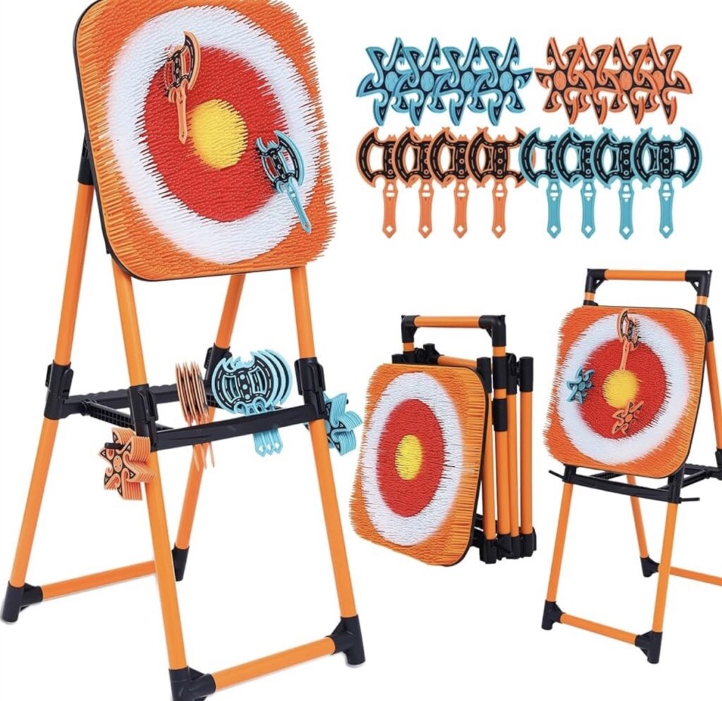 Axe throwing lawn game rental by Premier DJ Services